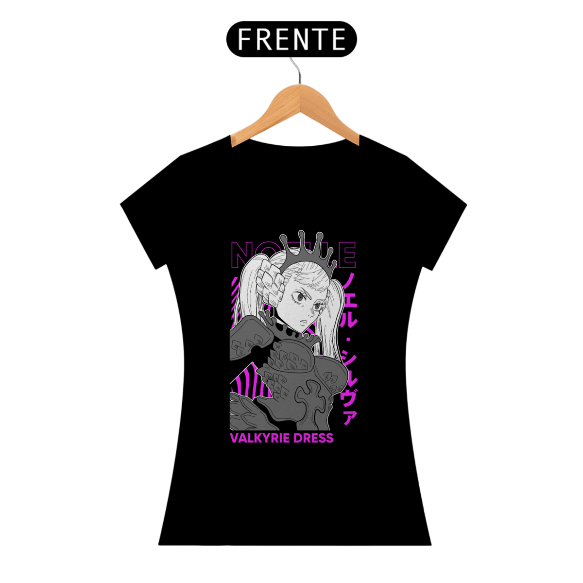 Nome do produto: Camiseta Feminina Noelle – Black Clover