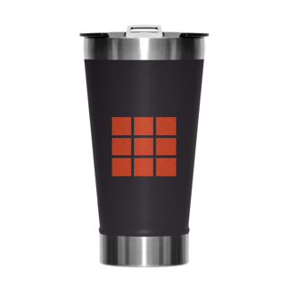 Nome do produto Copo térmico 473ml - Silent Hill - Quadrados Vermelhos