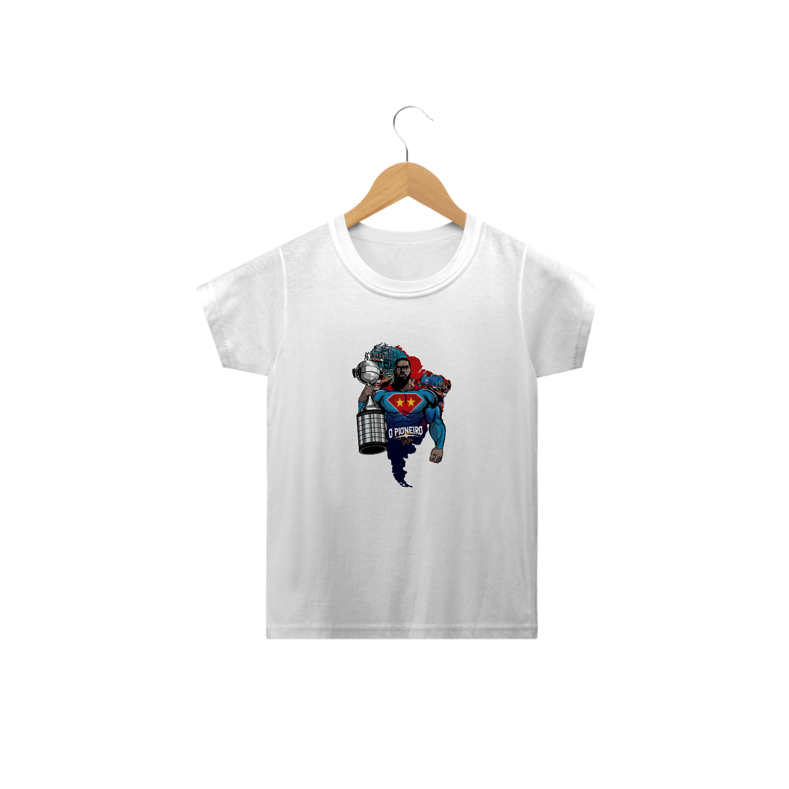 T-SHIRT INFANTIL O PIONEIRO VOLTOU
