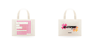 Nome do produtoEcobag Eu Escolho ser Visto - #LETSPRINT