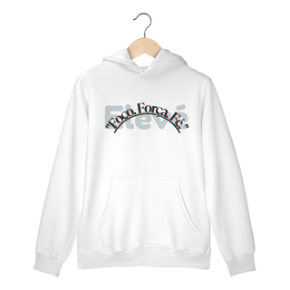 Nome do produto Moletom Canguru Foco. Força. Fé Elevé