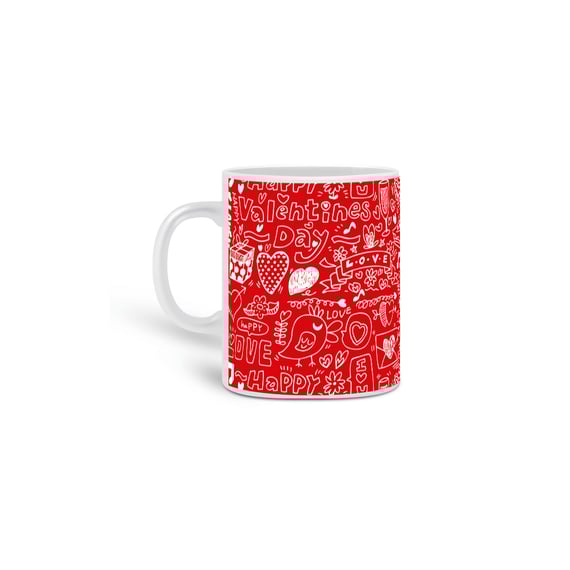 Caneca Happy Valentines Day