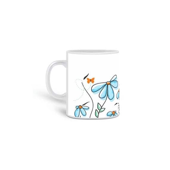 Caneca Floral #3