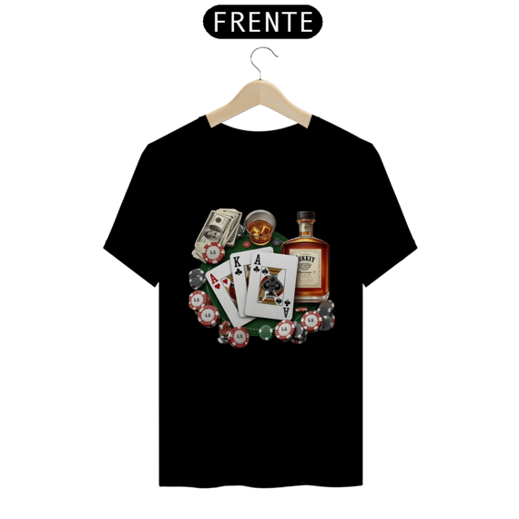 Camiseta Masculina Poker
