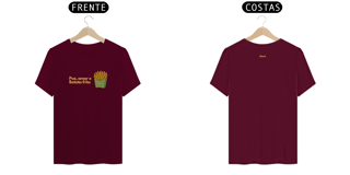 Nome do produto Camiseta Unissex Batata Frita