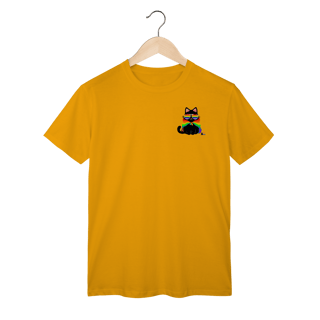 Nome do produto Camisa ARCO-IRIS gatinho de capinha