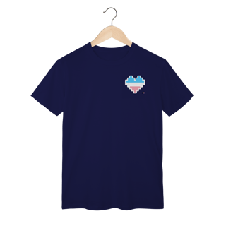 Nome do produto Camisa Trans Coração Pixels