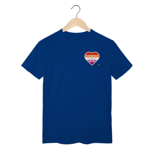 Nome do produto Camisa Lésbica Coração símbolo