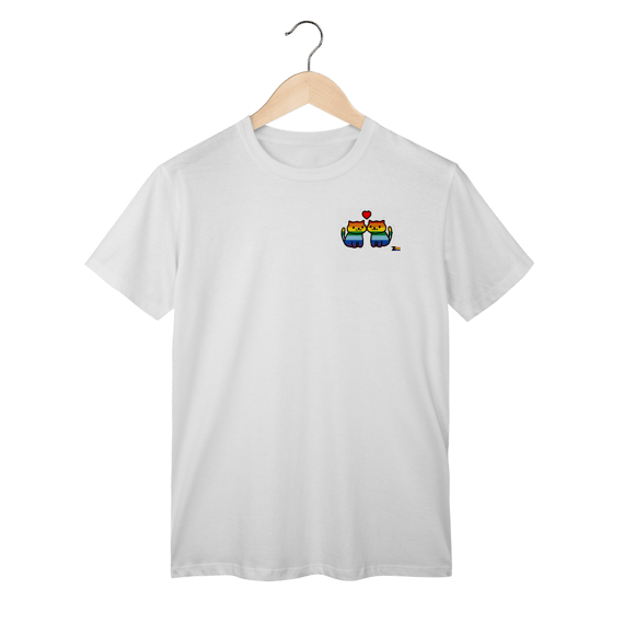 Camisa ARCO-IRIS Amor Felino