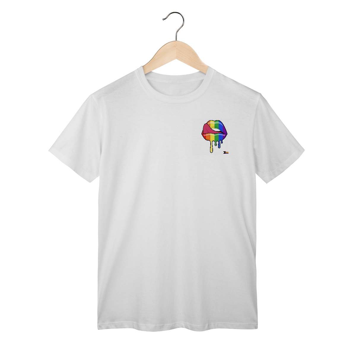 Nome do produto: Camisa ARCO-IRIS lambidinha