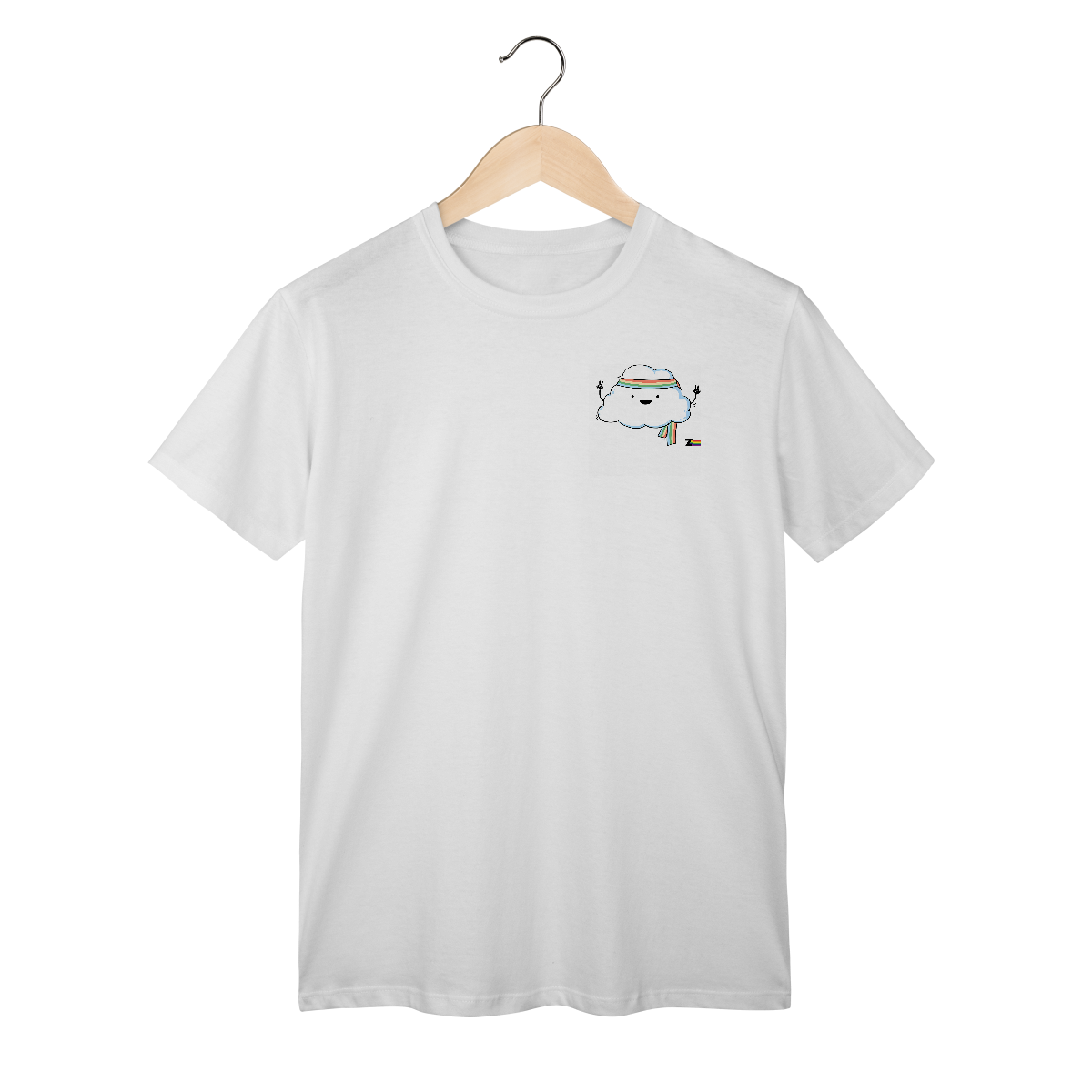 Nome do produto: Camisa ARCO-IRIS nuvem da paz