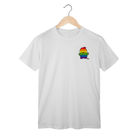 Camisa ARCO-IRIS patinho colorido