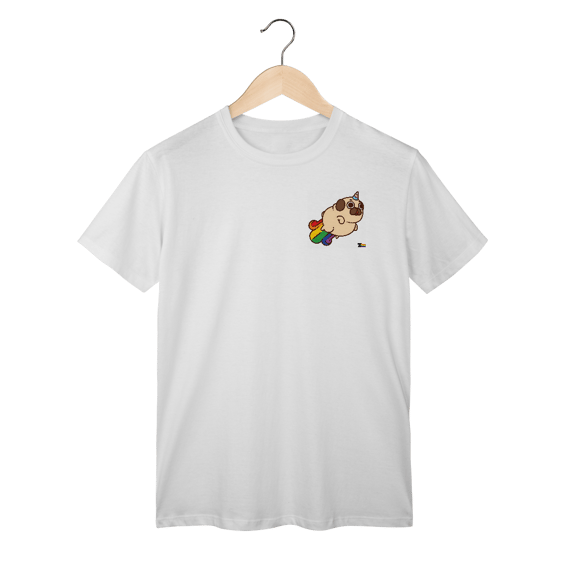 Camisa ARCO-IRIS pug arco-iris