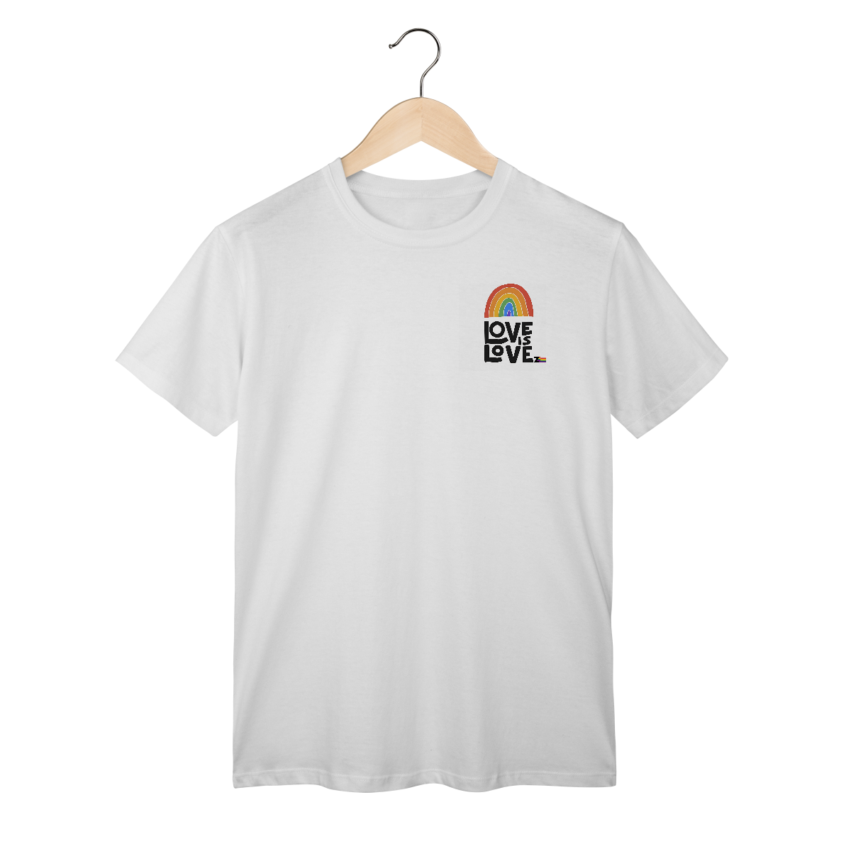 Nome do produto: Camisa ARCO-IRIS love is love