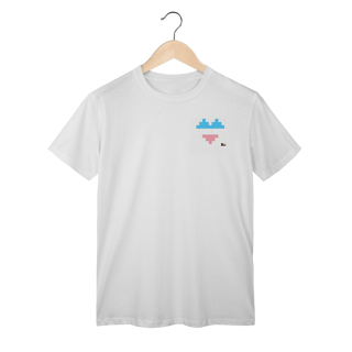Nome do produto Camisa Trans Coração Pixels