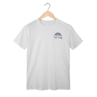 Nome do produto Camisa Trans Nuvens do arco-íris Trans