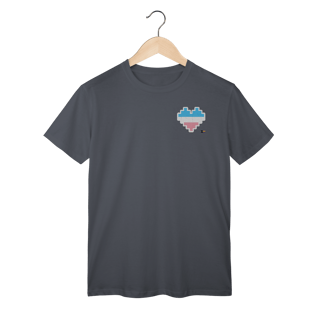 Nome do produto Camisa Trans Coração Pixels
