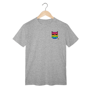 Nome do produto Camisa ARCO-IRIS gatinho mal humorado