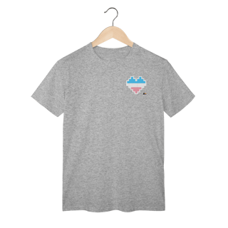 Nome do produto Camisa Trans Coração Pixels