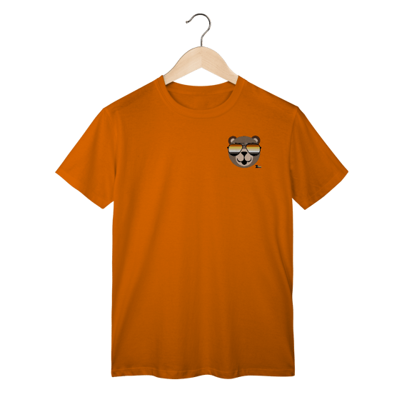 Camisa Urso feliz de óculos
