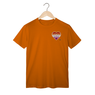Nome do produto Camisa Lésbica Coração símbolo