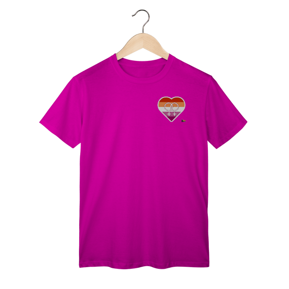 Camisa Lésbica Coração símbolo