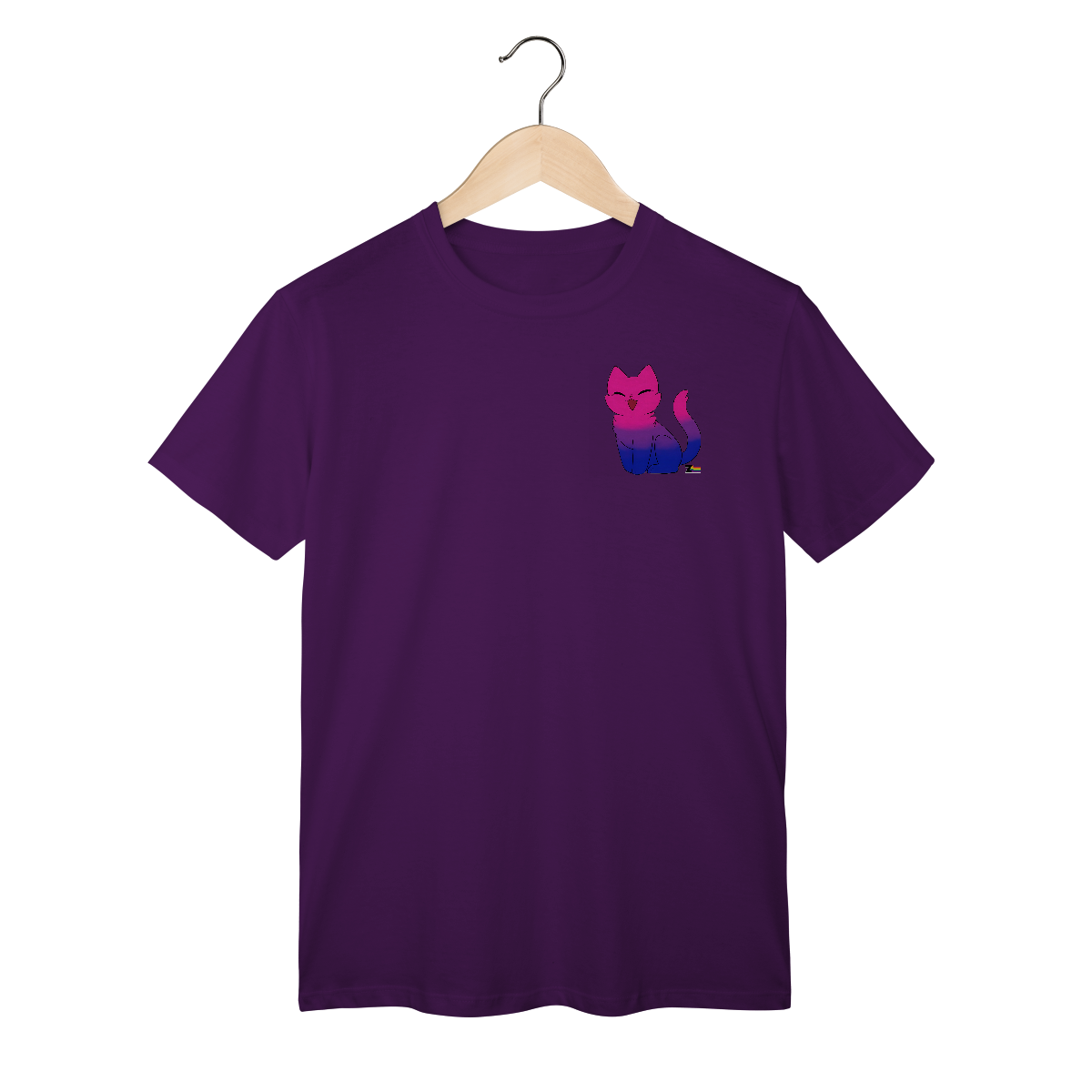 Nome do produto: Camisa Bi Gatinho feliz