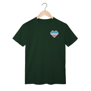 Nome do produto Camisa Trans Coração Pixels