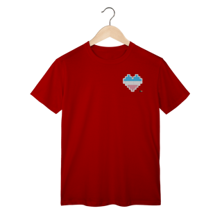 Nome do produto Camisa Trans Coração Pixels