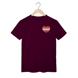 Nome do produto Camisa Lésbica Coração