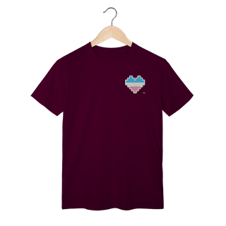 Nome do produto Camisa Trans Coração Pixels