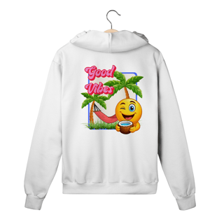 Nome do produto Moletom com Zíper Good Vibes