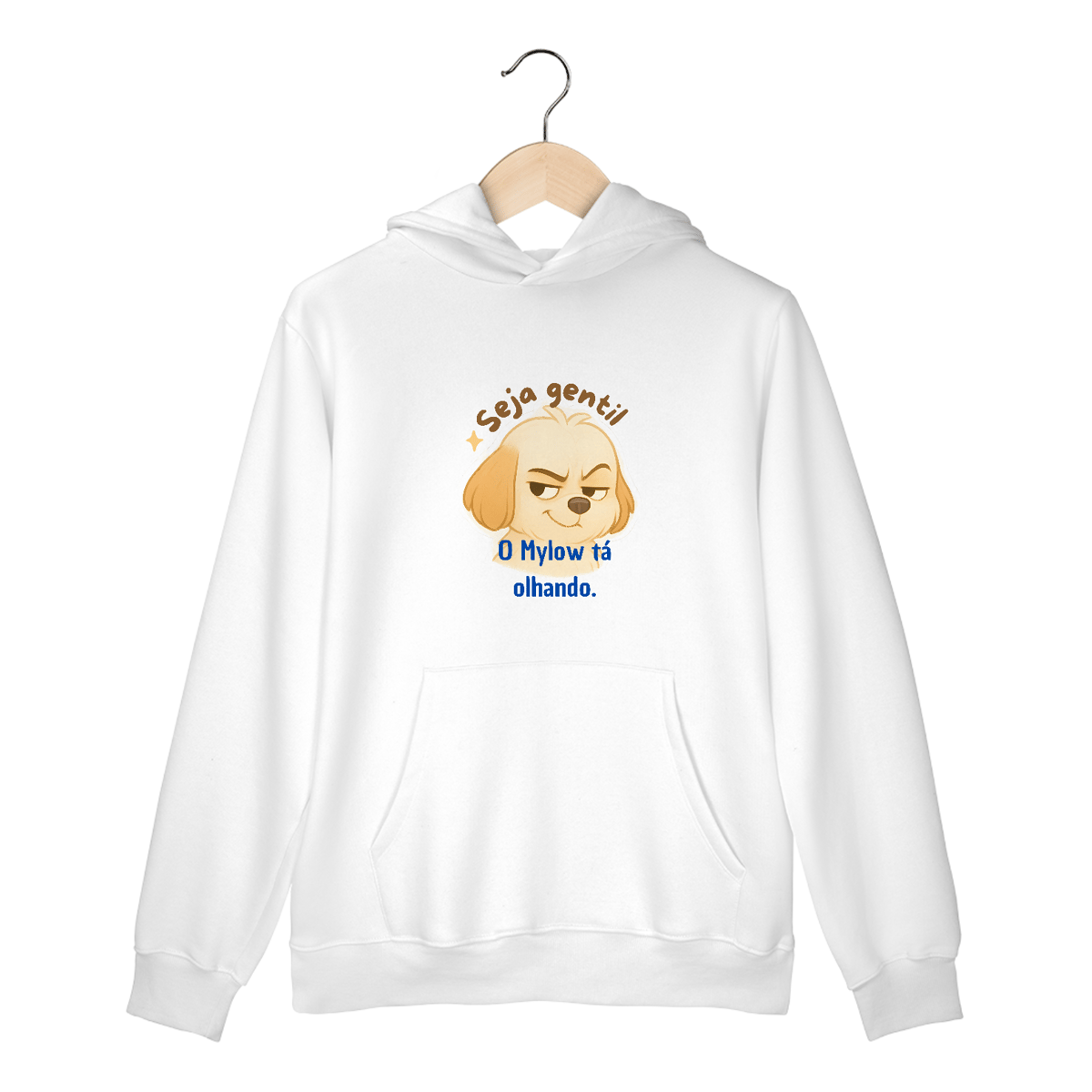 Nome do produto: Moletom Prime com capuz Meu Pet e Eu