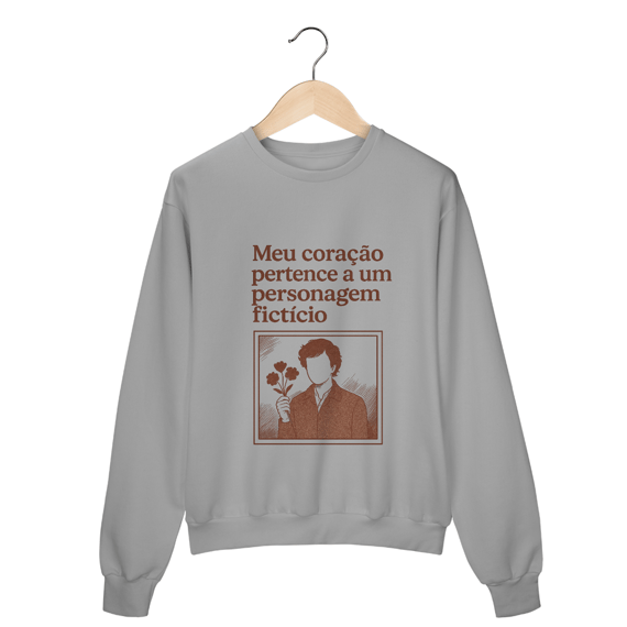 Moletom fechado Entre letras e suspiros
