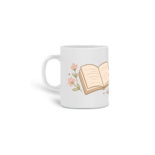 Caneca Entre Letras e Suspiros Exclusiva