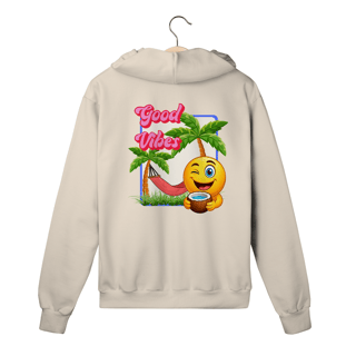 Nome do produto Moletom com Zíper Good Vibes