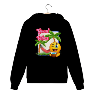 Nome do produto Moletom com Zíper Good Vibes