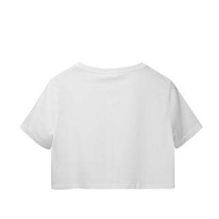 Nome do produto Camisa Cropped Entre letras e Suspiros