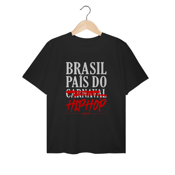 Camiseta Plus Size - PAÍS DO HIP HOP