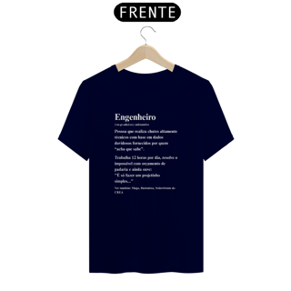 Nome do produto Camiseta Definição de Engenheiro - Frente