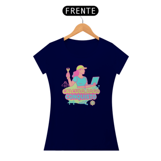 Nome do produto Baby Look Calculo, Logo Conquisto