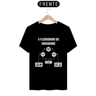 Camiseta Fluxograma da Engenharia