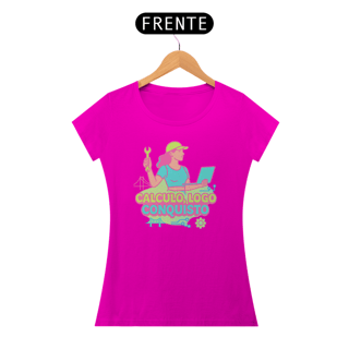 Nome do produto Baby Look Calculo, Logo Conquisto