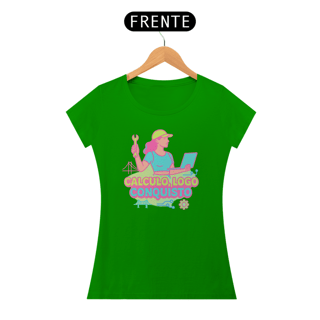 Nome do produto Baby Look Calculo, Logo Conquisto