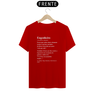 Nome do produto Camiseta Definição de Engenheiro - Frente
