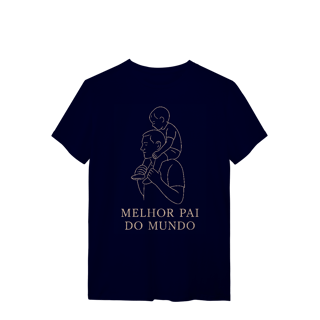 Nome do produto Camiseta Melhor Pai do Mundo Dia dos Pais Algodão