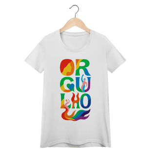 Nome do produto Camiseta Baby Look Orgulho LBTQIAPN+ Diversidade Algodão