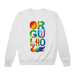 Nome do produto Moletom Orgulho LBTQIAPN+ Diversidade Algodão