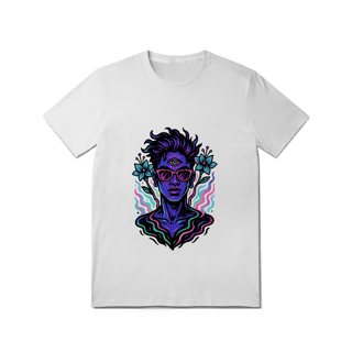 Nome do produto Camiseta Terceiro Olho Psicodélica Estilosa Urbana Algodão