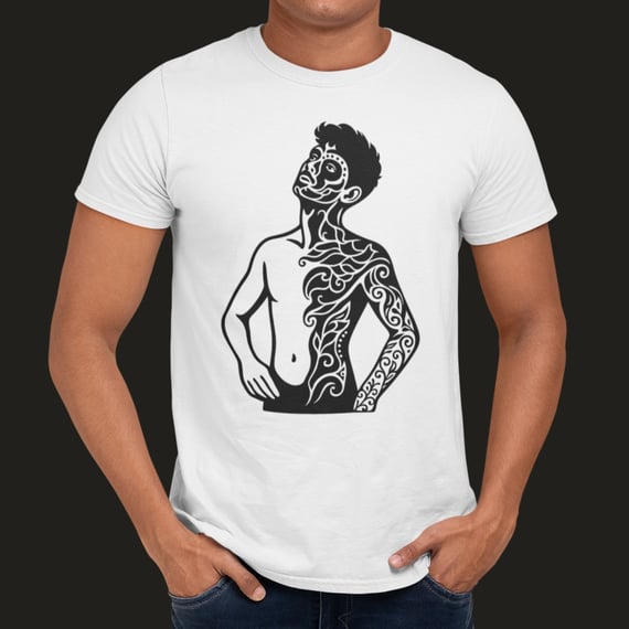 Camiseta KOSMOS Tribal Experimental Harmonia Algodão